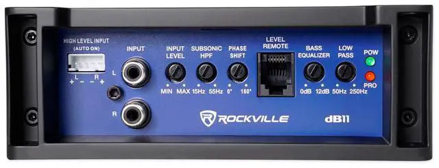 Alt view image 4 of 4 - DK58 Package Dual 8" 1600W Loaded K5 Car Subwoofer Enclosure, DB11 Amp, 2 Ohm, Deep Bass, Compact Design, Easy Installation, for Car Audio Enthusiasts