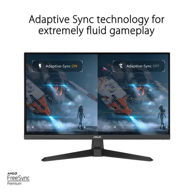 Alt view image 4 of 4 - TUF Gaming 24 (23.8 inch viewable) 1080P Monitor (VG249Q3A) - Full HD, 180Hz, 1ms, Fast IPS, Extreme Low Motion Blur, FreeSync Premium, Speakers, DisplayPort, HDMI, Variable Overdrive, 99% sRGB