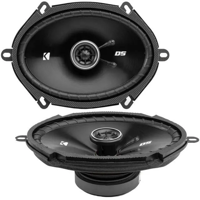 Alt view image 2 of 4 - 6X8 inch Speakers (4 Pcs) DSC680 43DSC6804 for Ford F-150 1999-2014 Upgrade Kit Kicker DS Series Coaxial Car Audio Front and Rear Door Speaker with 72-5600 Harness and 2 pcs of can Cooler