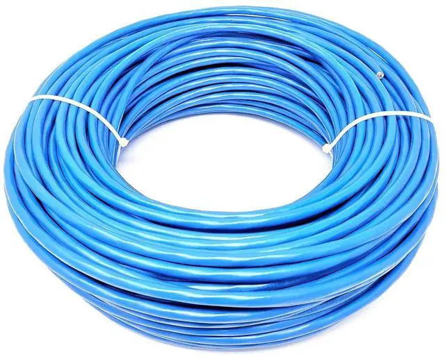 Alt view image 5 of 5 - Micro Connectors 250 feet Cat6 Solid & Shielded (F/UTP) CMR Riser Bulk Ethernet (23AWG) Cable (Blue) (TR4-560SRBL-250)