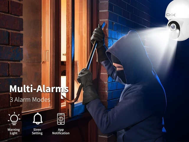 Alt view image 6 of 7 - Solar 4MP 2.5K WiFi Security Camera 355° PTZ Wireless Outdoor, Spotlight, PIR Sensor, Siren, Color Night Vision, 2-Way Talk, SD/Cloud