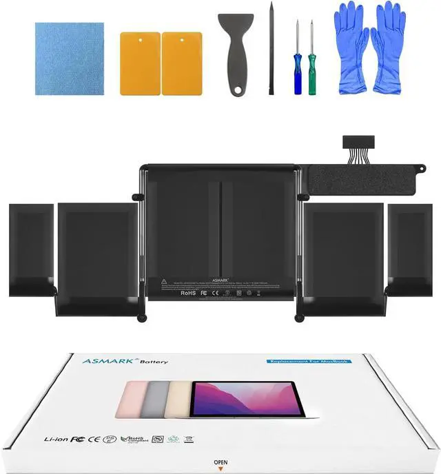 Main image of ASMARK Replacement Battery for MacBook Pro A1502, Retina 13-Inch, 2013-2015