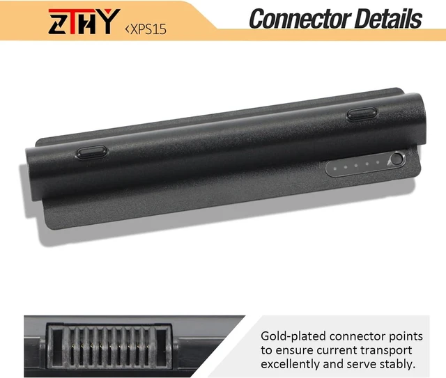 Alt view image 5 of 7 - R795X JWPHF R4CN5 Laptop Battery - Compatible with Dell XPS 17 15 14 L702X L701X L502X L501X L401X 312-1123 312-1127 8PGNG J70W7 WHXY3 P09E P09E001 P09E002 P11F P11F001 P12G P12G001 87Wh 11.1V