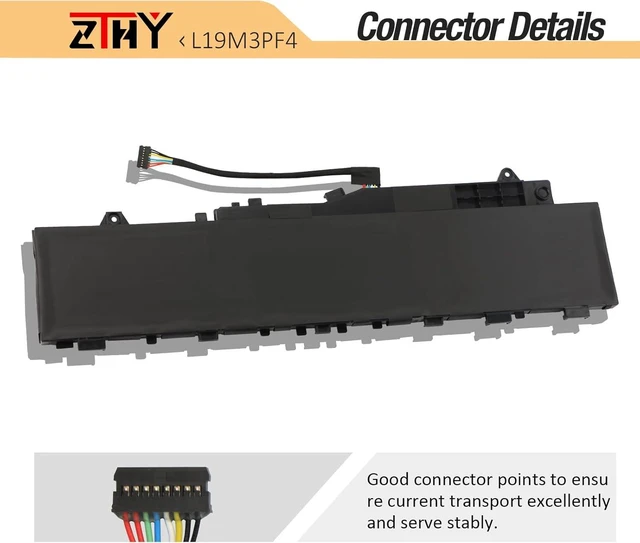 Alt view image 5 of 7 - 56.5Wh L19M3PF4 L19C3PF3 L19M3PF3 L19L3PF7 Laptop Battery Replacement for Lenovo IdeaPad 5-14ALC05 82LM 5-14IAL7 82SD 5-14ARE05 81YM 5-14IIL05 81YH 5-14ITL05 82FE 5-14ABA7 82SE SB10W86956 5B10W86939