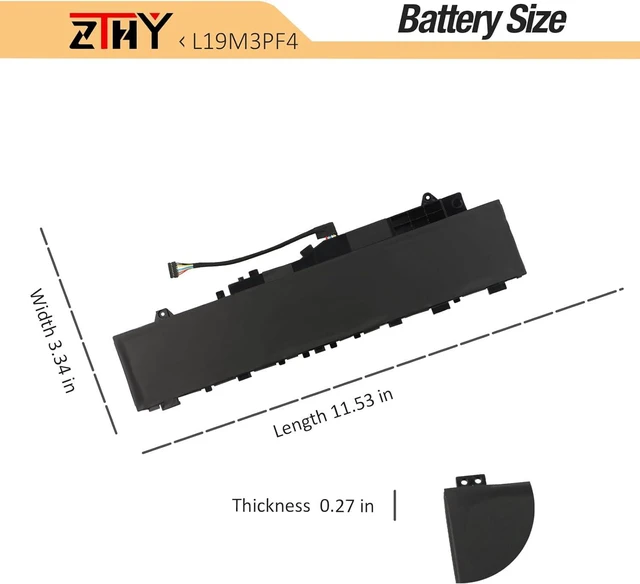 Alt view image 7 of 7 - 56.5Wh L19M3PF4 L19C3PF3 L19M3PF3 L19L3PF7 Laptop Battery Replacement for Lenovo IdeaPad 5-14ALC05 82LM 5-14IAL7 82SD 5-14ARE05 81YM 5-14IIL05 81YH 5-14ITL05 82FE 5-14ABA7 82SE SB10W86956 5B10W86939