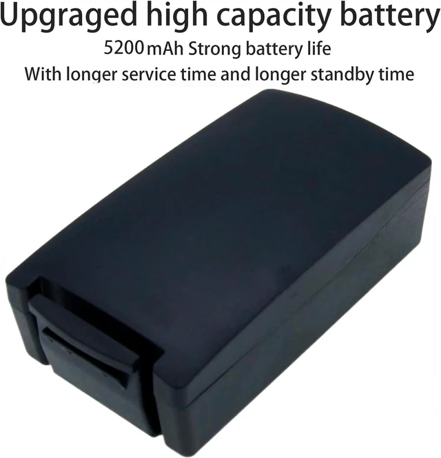 Alt view image 5 of 7 - Replacement Battery for Datalogic Falcon X3, Falcon X3 Plus, Falcon X3+, Falcon X4,fits Part No 94ACC1386, BT-26, 3.7V 5200mAh