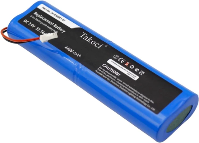 Alt view image 5 of 5 - Replacement Battery for EGP-0620-1,EGP-0620-1 REV1,Hiper Ga, Hiper Gb, Hiper Lite Plus, Hiper Pro, Hiper-L1, L18650-4TOP, TOP240-030001-01,fits Part No 24-030001-01, 7.4V 4400mAh