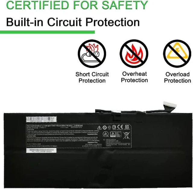 Alt view image 5 of 5 - L140BAT-4 7.7V 73Wh Compatible for CIEVEO Schenker VIA 14, VIA 14 Late 2020 for WOOKING Jiasha ST Pro for THUNDEROBOT MixBook Air