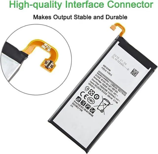 Alt view image 4 of 7 - 4.4V 3300mAh EB-BC700ABE Compatible for Samsung Galaxy C7 C7000 C7010 C7018 with Tools