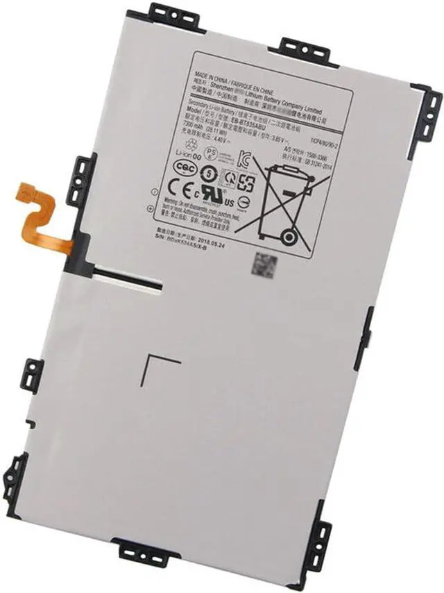 Alt view image 3 of 5 - EB-BT835ABU Compatible for Samsung Galaxy Tab S4 10.5 inch SM-T830 SM-T835 Series(3.85V 28.11Wh/7300mAh)