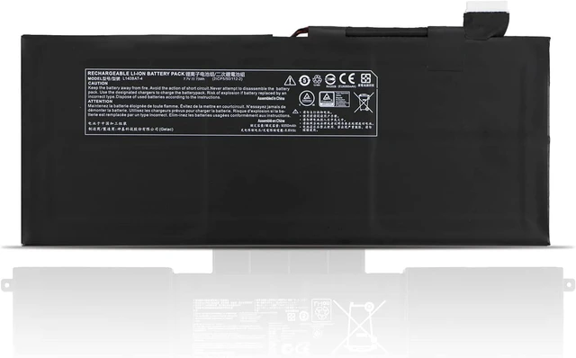 Main image of 7.7V 9.6AH 73WH 9350mAh L140BAT-4 Replacement Laptop Battery Compatible for CLEVO L140CU L141CU L140MU L141MU 6-87-L140S-72B01 6-87-L140S-32B01