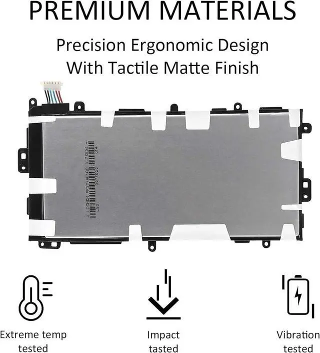 Alt view image 5 of 7 - SP3770E1H GH43-03786A Compatible for Samsung Galaxy Note 8.0 inch N5100 N5110 N5120 GT-N5100 GT-N5110 GT-N5120 3G 4G LTE WiFi SGH-I467 I467ZWAATT (3.75V 4600mAh 17.25Wh)