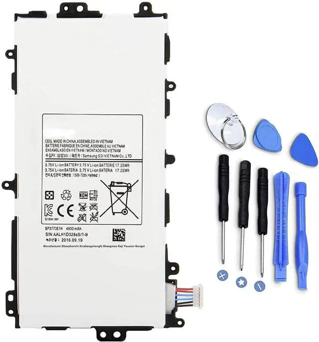 Main image of SP3770E1H GH43-03786A Compatible for Samsung Galaxy Note 8.0 inch N5100 N5110 N5120 GT-N5100 GT-N5110 GT-N5120 3G 4G LTE WiFi SGH-I467 I467ZWAATT (3.75V 4600mAh 17.25Wh)