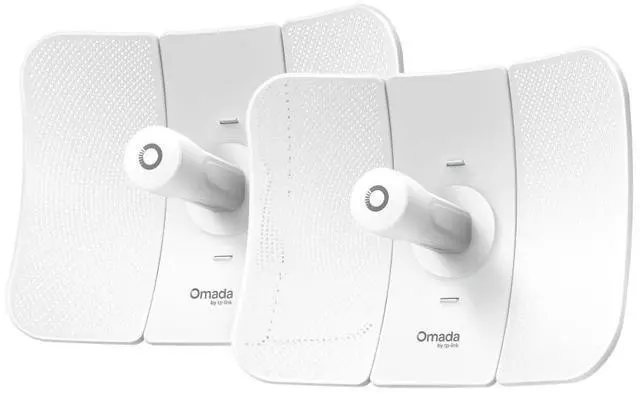 Main image of TP-Link Omada Point to Point Wireless Bridge Outdoor - 5GHz, 867Mbps, PtP, 15km Range, Gigabit Port, PoE Powered, Adapter Included, IP65 Weatherproof, Preconfigured, Plug&Play (Beam Bridge 5 UR KIT)