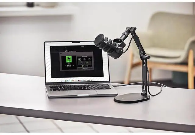 Alt view image 15 of 20 - PodMic USB Versatile Dynamic Broadcast Microphone With XLR and USB Connectivity for Podcasting, Streaming, Gaming, Music-Making and Content Creation