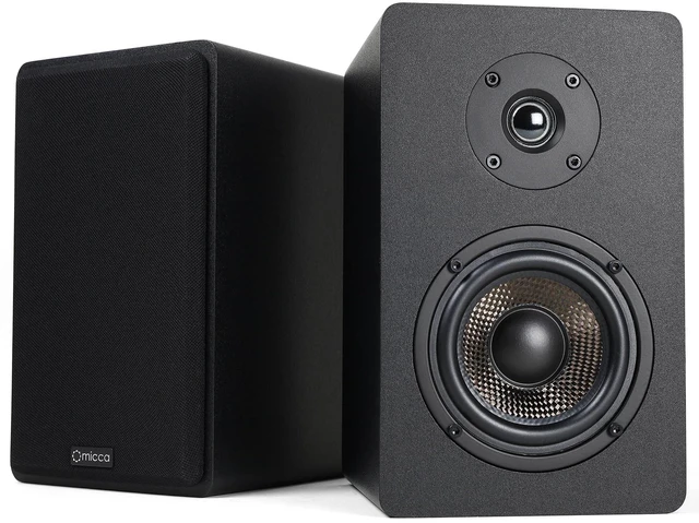 Main image of MB42X Advanced Bookshelf Speakers for Home Theater Surround Sound, Stereo, and Passive Near Field Monitor, 2-Way (Black, Pair)