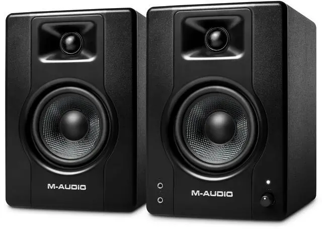 Main image of BX4 Pair 4.5" Wired Studio Monitors and PC Speakers for Recording and Multimedia with Music Production Software