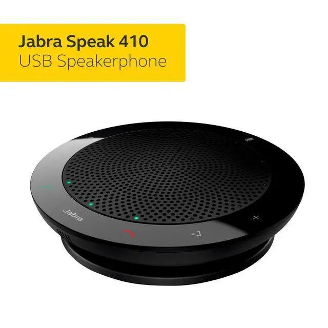 Alt view image 2 of 6 - 7410-209 Model Speak 410 USB Speakerphone, Plug and Play Solution, Works with All PCs, Outstanding Sound Quality, Full Compatibility with UC Systems & VoIP Clients, LED Indicators