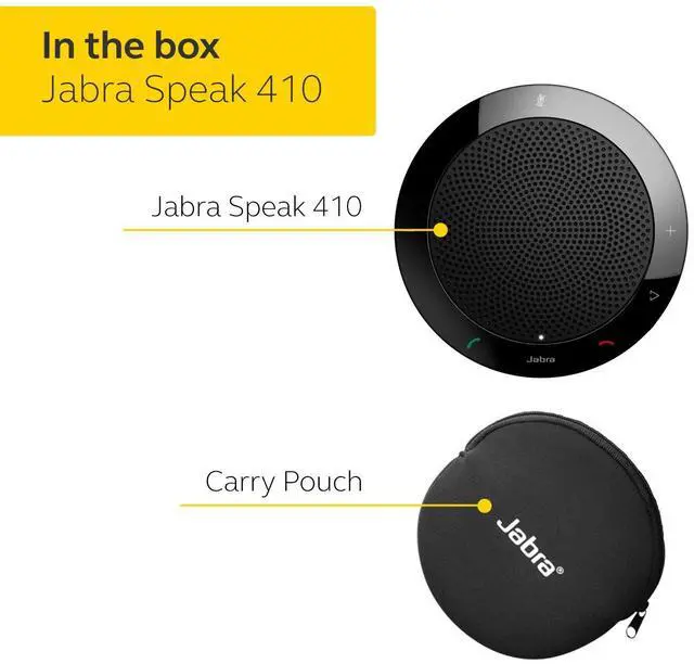Alt view image 6 of 6 - 7410-209 Model Speak 410 USB Speakerphone, Plug and Play Solution, Works with All PCs, Outstanding Sound Quality, Full Compatibility with UC Systems & VoIP Clients, LED Indicators