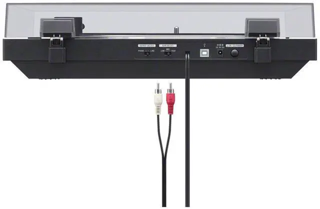 Alt view image 6 of 8 - Sony PSLX310BT Fully Automatic Belt-Drive Wireless Stereo Turntable - Plays 33 1/3 and 45 RPM Vinyl Records - Bluetooth - USB Output - Black