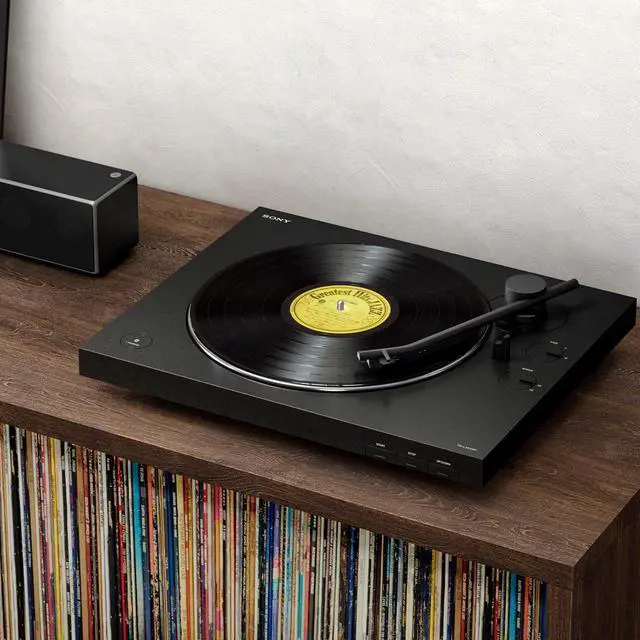 Alt view image 8 of 8 - Sony PSLX310BT Fully Automatic Belt-Drive Wireless Stereo Turntable - Plays 33 1/3 and 45 RPM Vinyl Records - Bluetooth - USB Output - Black