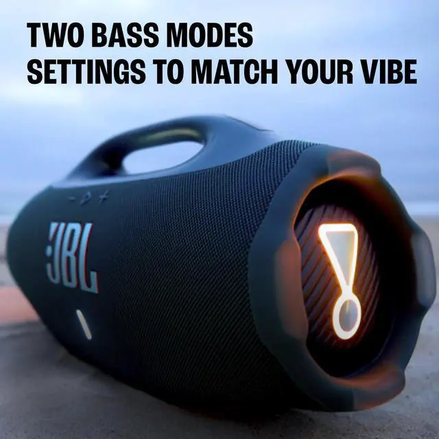 Alt view image 12 of 14 - Boombox 4 Portable Bluetooth Speaker - Black