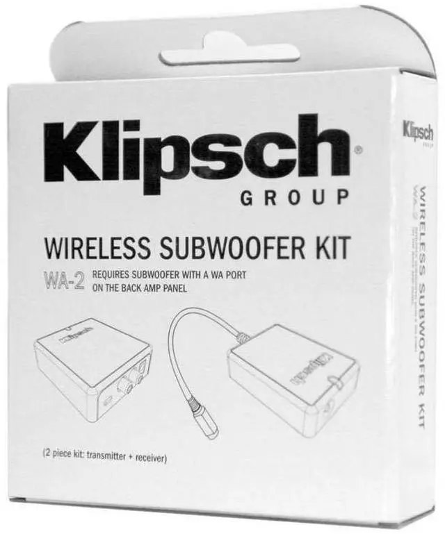 Alt view image 2 of 2 - WA-2 Wireless Subwoofer Kit with Easy Installation for Powerful Bass