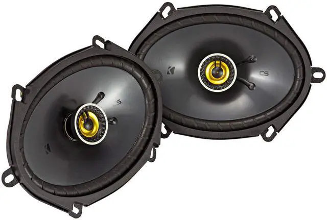Main image of KICKER CS Series CSC68 6 x 8 Inch Car Audio System Speaker, Black (2 Pack)