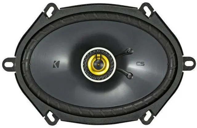 Alt view image 6 of 7 - KICKER CS Series CSC68 6 x 8 Inch Car Audio System Speaker, Black (2 Pack)