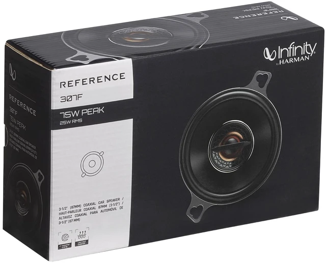 Alt view image 6 of 6 - REF307F 3.5 Inch 2 Way Car Speakers - Pair