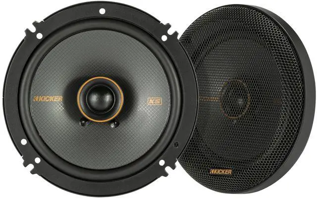 Main image of 51KSC6504 KS-Series 6.5" Coaxial Speakers with.75" tweeters, 4-Ohm, Pair |.75 inch tweeters, 6.5 door stereo upgrade, factory replacement fit, front or rear mount