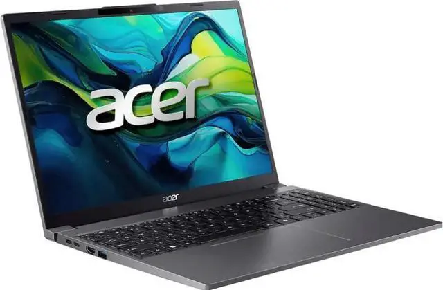 Alt view image 6 of 9 - Acer - Aspire Go 15 Laptop 15.3" WUXGA 1920 x 1200 IPS Intel i5-1334U Intel UHD Graphics - 8GB DDR4 256GB PCIe Gen4 SSD - Steel Gray