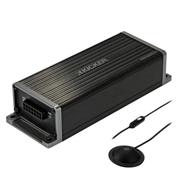 Alt view image 3 of 6 - 47KEY2004 Key 4-Channel DSP Smart Amplifier, 4x50W | Auto-tuning sound processor, cleaner louder door speakers, compact easy install, big factory stereo upgrade