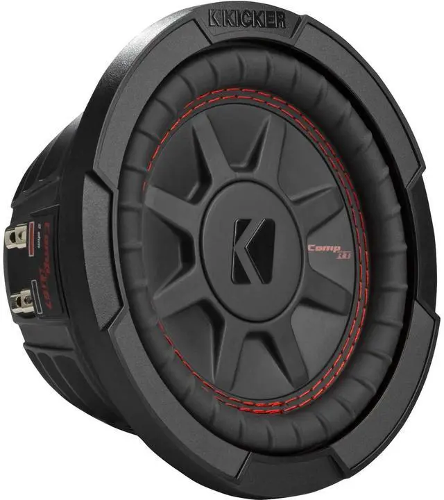 Main image of 48CWRT672 CompRT 6.75" Subwoofer, DVC, 2-ohm | Small bass upgrade for tight spaces, dual voice coil wiring flexibility, punchy accurate low-end, ideal for trucks and coupes