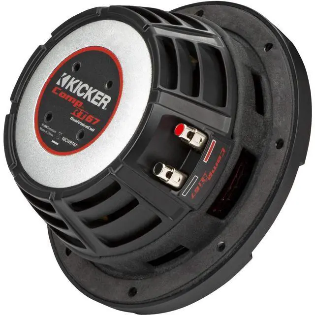 Alt view image 3 of 7 - 48CWRT672 CompRT 6.75" Subwoofer, DVC, 2-ohm - Includes Speaker Wire
