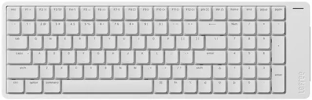 Main image of LOFREE Flow2 Low-Profile Mechanical Keyboard, Aluminum Alloy with Void Linear Switches, Rechargeable Wireless Keyboards with 3 Mode Connections for Windows, macOS (Silver with Silence, 100 Keys)