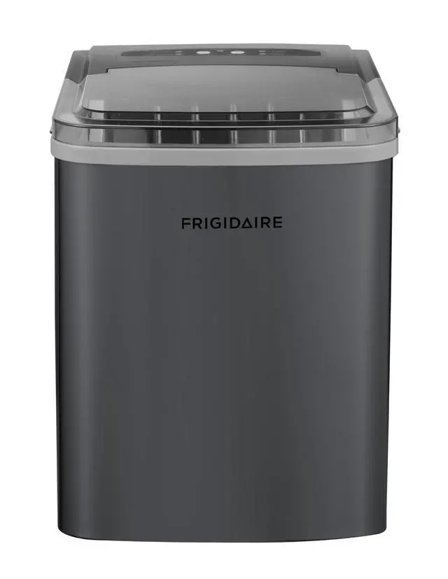 Alt view image 7 of 7 - Countertop Portable, 26 lb per Day Bullet Ice Maker Machine (Black Stainless Steel)