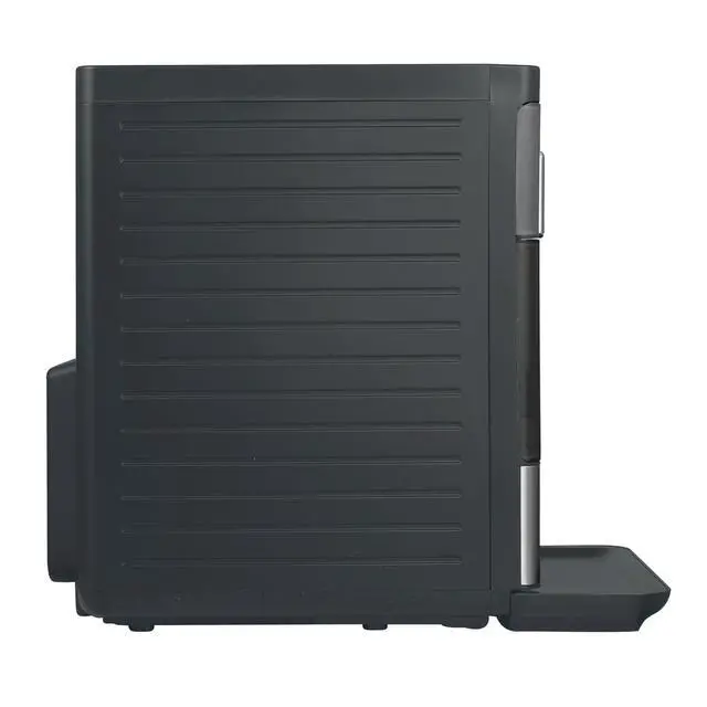 Alt view image 3 of 6 - Gallery, 33 Lbs. Countertop Ice Maker, Nugget Shaped Ice, Stainless Steel Trim (Black)