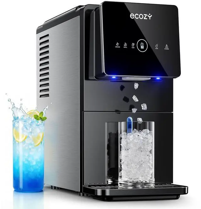 Main image of Nugget Ice Makers Countertop Dispenser, 40lbs Per Day, Touch-Free Ice | Chewable Pebble Sonic Ice Machine Countertop, Self-Dispensing, Self-Cleaning, Mistalo Drop Slim for Home Kitchen Office