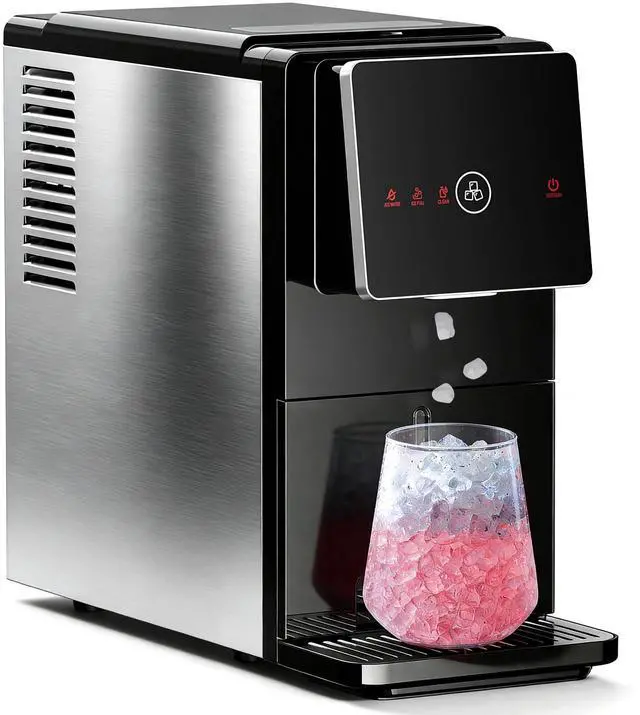 Main image of Nugget Ice Maker Countertop, 33 Lbs/24H, Automatic Ice Dispenser, Self-Cleaning Portable Ice Machine, 1.8L Water Tank, Touch Screen & Auto Ice Drop, for Home/Office/Kitchen