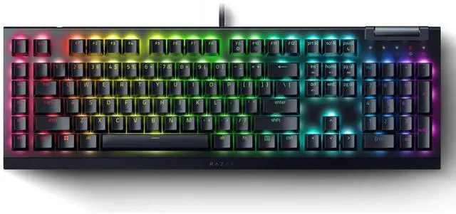Main image of BlackWidow V4 X Mechanical Gaming Keyboard, Yellow Switches, Black