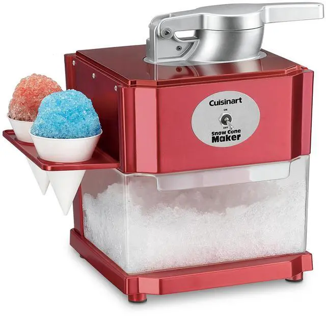 Main image of Snow Cone Machine, 90W Motor & Interlock Safety, 4 Reusable Cones