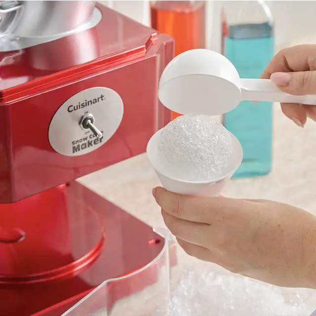 Alt view image 2 of 7 - Snow Cone Machine, 90W Motor & Interlock Safety, 4 Reusable Cones
