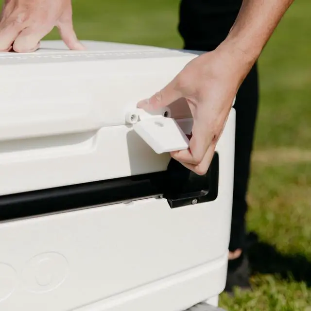 Alt view image 7 of 7 - MaxCold Glide Coolers 110 QT, Insulated Portable Rolling Cooler with Soft Ride Wheels, 168 Can Capacity, Leak-Proof, 5-day Ice Retention