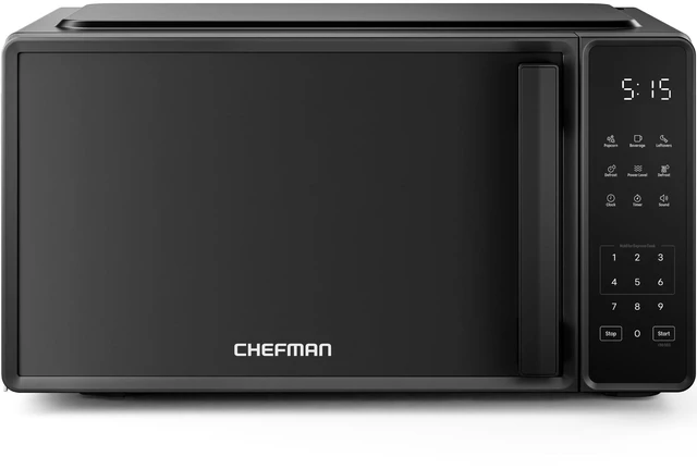 Main image of Countertop Microwave Oven 0.7 Cu. Ft., 700 Watts with 10 Power Levels, 6 Cooking Presets with One-Touch Express Cook, Eco Mode, Child Safety Lock, & Mute Button - Black