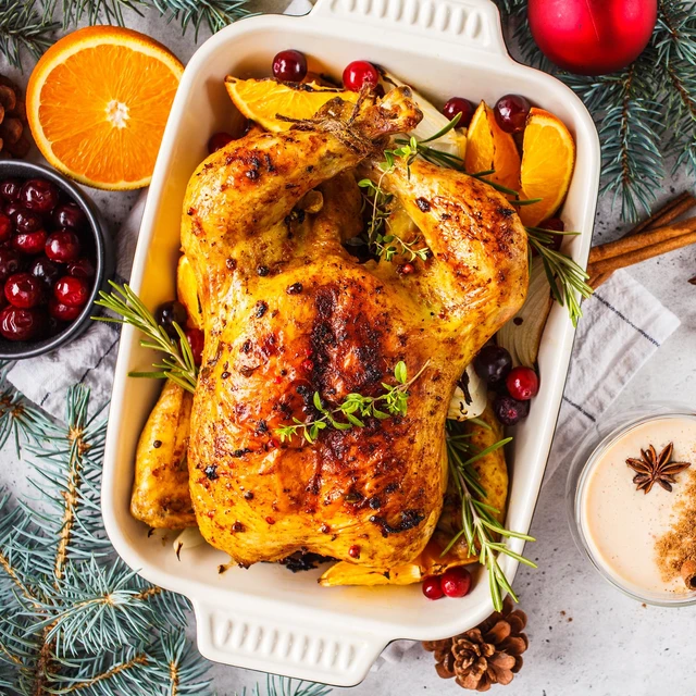 Alt view image 7 of 7 - 24lb 20-Quart Roaster Oven, Electric Roaster Oven with Self-Basting Lid, Turkey Roaster with Unique Defrost/Warm Function, Large Roaster with Removable Pan & Rack, Stainless Steel, Silver