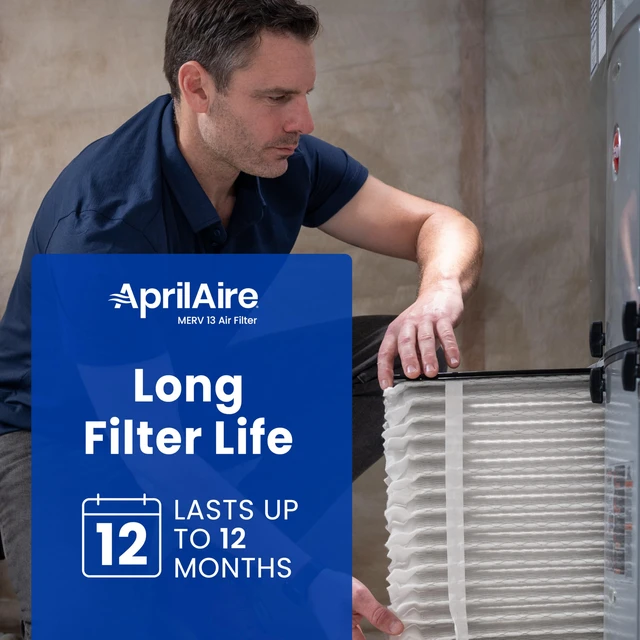 Alt view image 6 of 7 - Genuine 213 Replacement Filter for Whole-House Air Purifiers - MERV 13, Healthy Home Allergy, 20x25x4 Air Filter (Pack of 1)