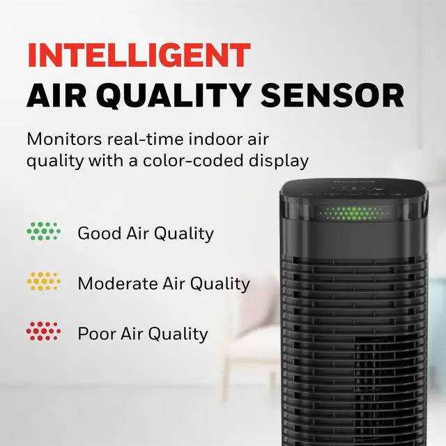Alt view image 8 of 9 - Honeywell HPA180B InSight HEPA Air Purifier Black,