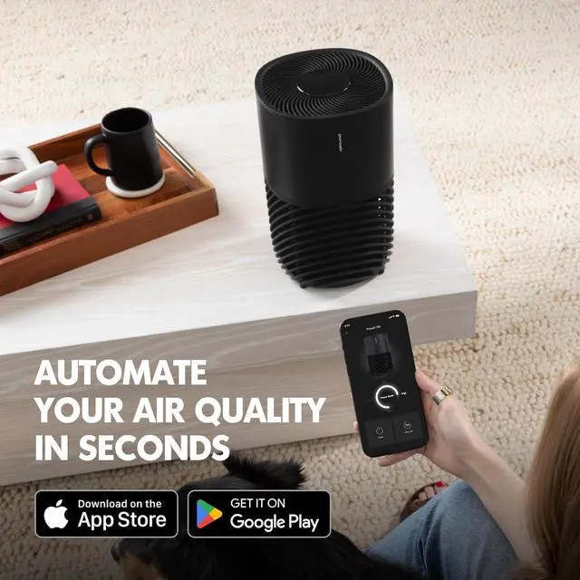 Alt view image 7 of 7 - 130i Smart Air Purifiers for Home Pets Allergies - HEPA + CarbonTech Filter up to 500X Stronger - Cleans Air Fast - Quiet Sleep Mode, Small Room Air Purifiers for Bedroom, Baby, Office, Dorm
