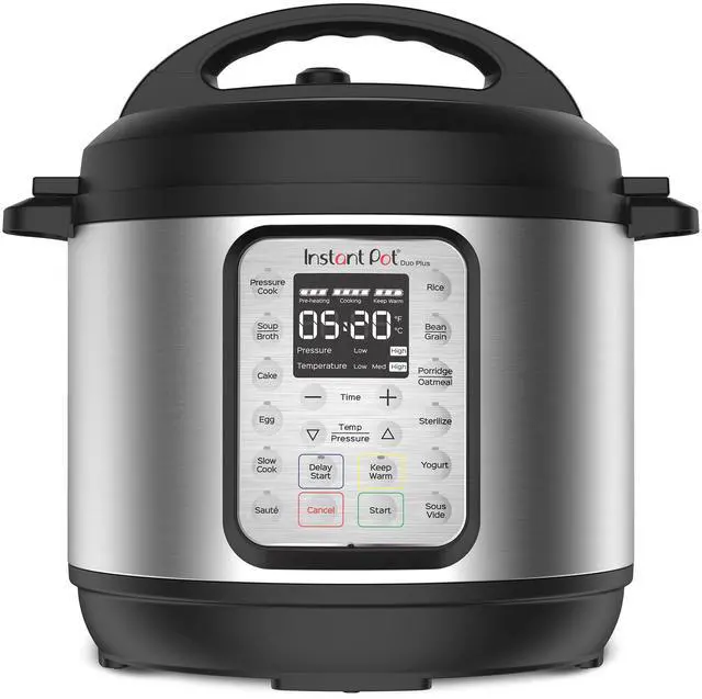 Main image of Duo Plus 9-in-1 Multicooker, Pressure Cooker, Slow Cook, Rice Maker, Steamer, Sauté, Yogurt, Warmer & Sterilizer, Includes App with Over 800 Recipes, Stainless Steel, 6 Quarts